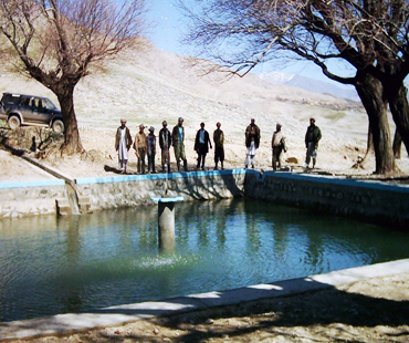 Establishment of irrigation water piped scheme